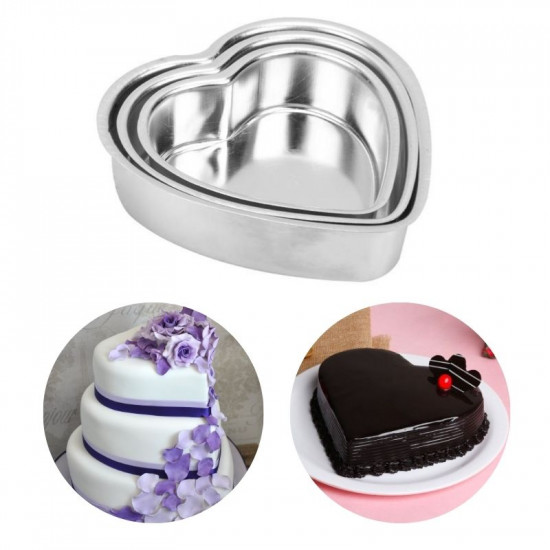 Heart shaped cake outlet mould